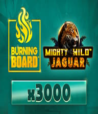 Mighty Wild Jaguar Burning Board
